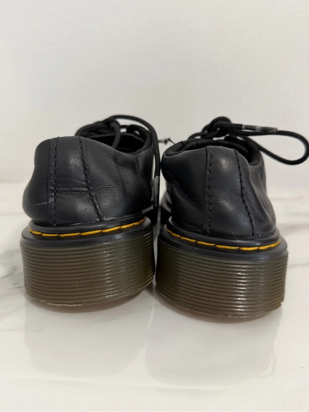 De.Martens Youth 1461 black leather shoes lace up size 12 Uk11